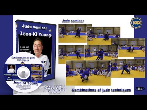 Judo lessons from Korean judoka Jeon Ki Young. Combinations of judo techniques.