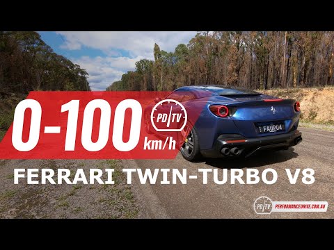 Thumbnail for 2020 Ferrari Portofino 0-100km/h & engine sound by Ferrari Portofino