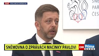 Opozice chce vládě vyslovit nedůvěru. Babiš si vzal bobříka mlčení, říká Rakušan