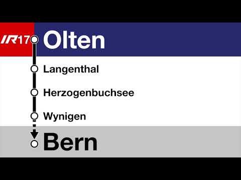 SOB Ansagen · IR17 Olten – Burgdorf – Bern