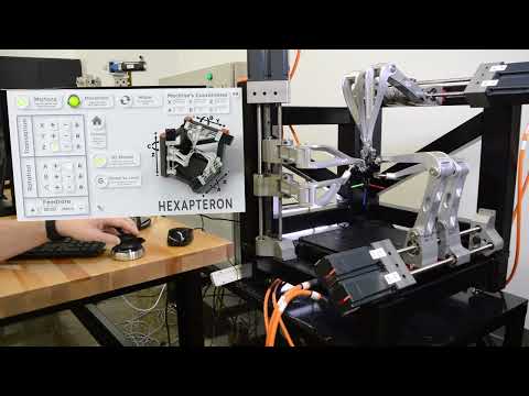 Development of a controller for the Hexapteron parallel robot