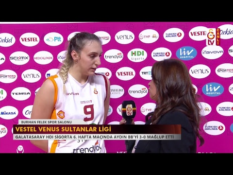 VESTEL VENUS SULTANLAR LİGİ | GALATASARAY HDI SİGORTA- AYDIN B.ŞEHİR BLD.