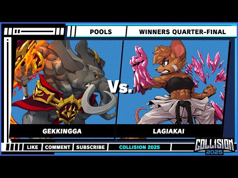 Collision 2025 - Winners Quarters - Gekkingga (Loxodont) VS Lagiakai (Olympia) - Rivals of Aether II