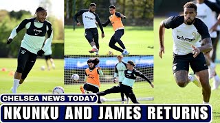 HUGE BOOST! Chelsea Welcome  Nkunku And Reece James In Training Ahead Of Arsenal.