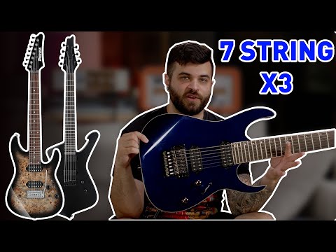 Triple Ibanez 7 String Shoot Out (First Impressions)