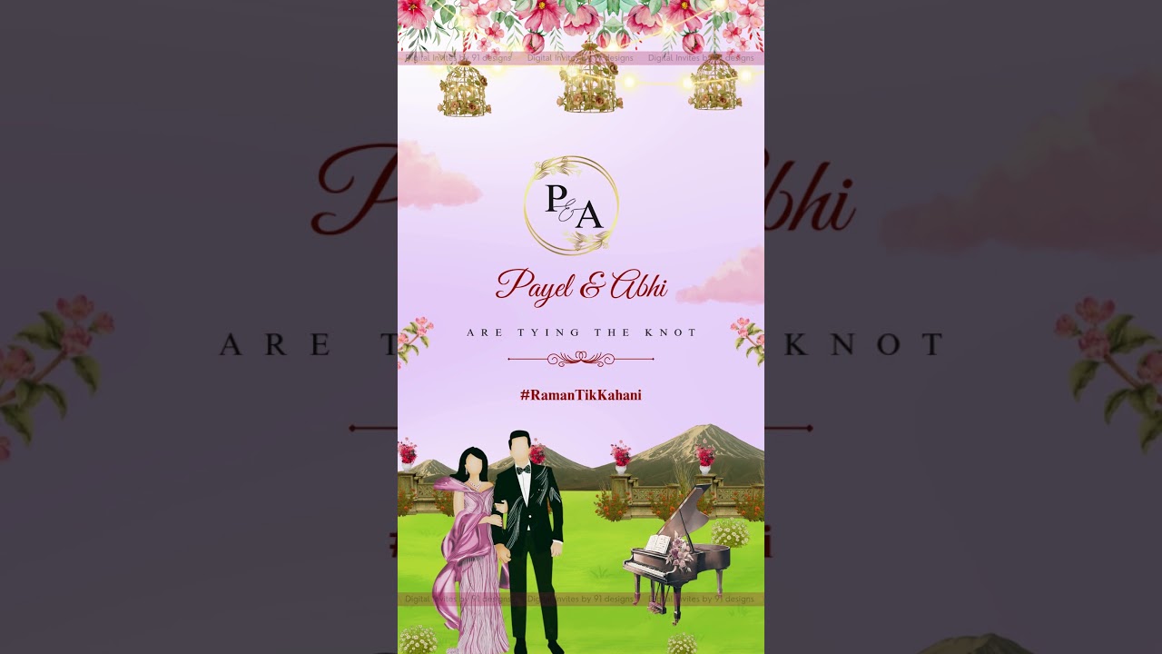 Golden Ring Ceremony Announcement Card