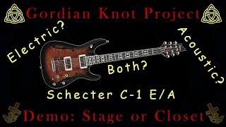 Video thumbnail for Schecter C-1 E/A The Best Worship Guitarist Guitar Ever Made - Stage or Closet Demos Episode 01 by Gordian Knot Project