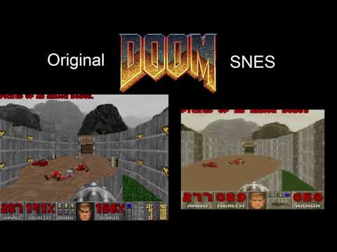 Doom [1993] PC vs SNES Comparison EP.1