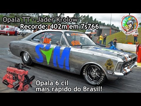 Opala TT - Recorde: 402m em 7s766 - Jader Krolow - Opala 6 cil mais rápido do Brasil!