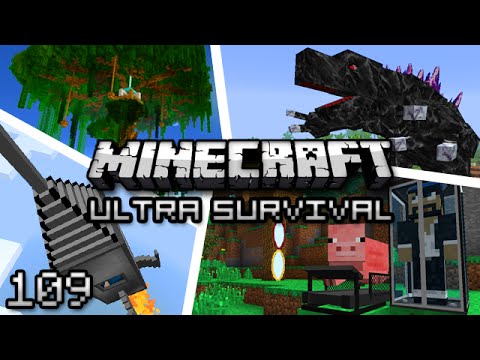 EPIC Minecraft: Ultra Modded Survival - JUNGLE STEGOSAURUS!