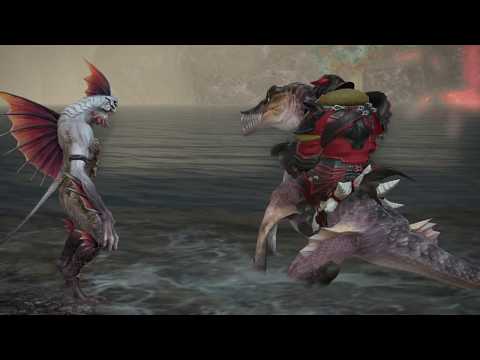 FINAL FANTASY XIV Sahagin Lv 48 Quests with Lv 50 WAR