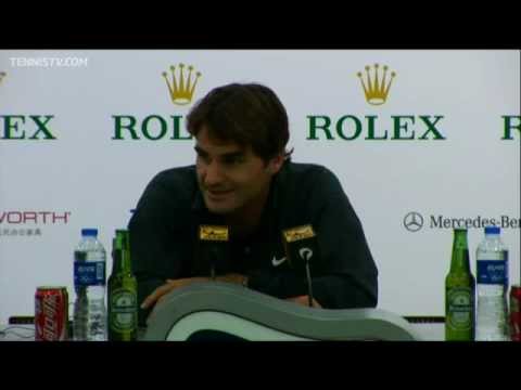 Federer Discusses Shanghai Loss To Murray In Semis
