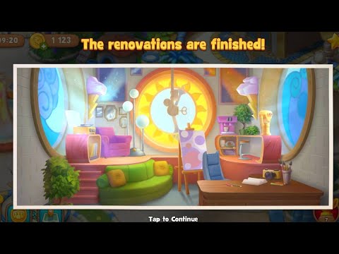 Gardenscapes Renovation Clock Tower ❤️ Gameplay