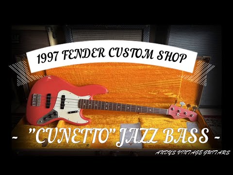 Fender Jazz Custom Shop Cunetto relic 1997 - Fiesta Red image 19