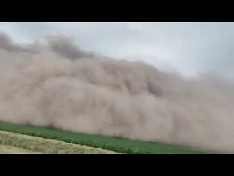 Ayer jueves 12/12 por la tarde entre Laborde y Pascanas, Córdoba#tormenta