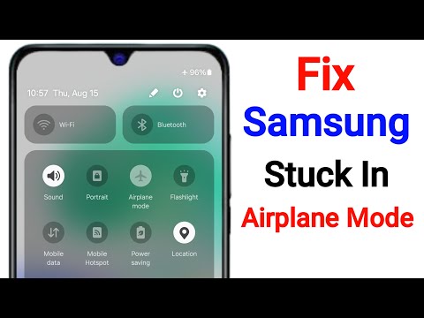 How to Fix Samsung Phone Stuck in Airplane Mode | Samsung Stuck On Flight Mode 2024