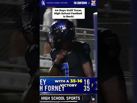 Posting 1 play every day until Texas High School Football is back! 44 Days left!