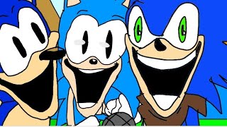 Sonic.EXE but they are all normal