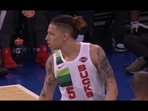 D.J. Wilson Highlights vs Knicks RS19G33 - 5 Pts, 3 Rebs, 1 Stl (25.12.18)