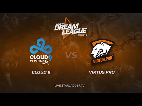 Cloud9 -vs- Virtus.Pro, DreamLeague Season 2, Day 7, game 1