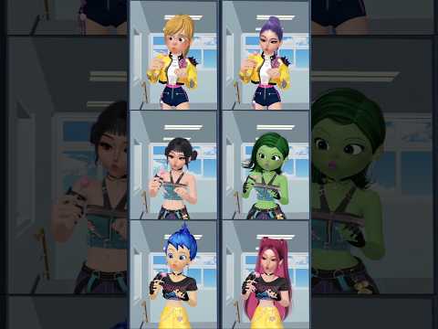 K-pop Demon Hunters x Inside out2 #kpop #insideout2 #incredibox #roblox #animation #netflix