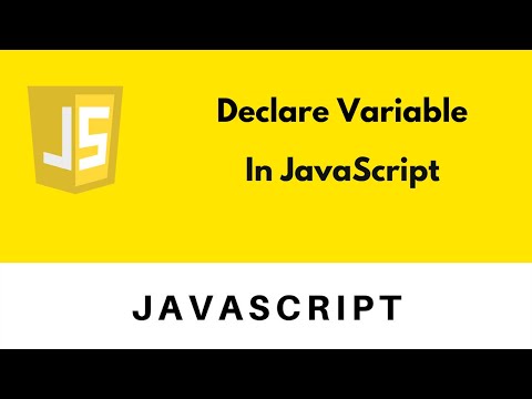 3 How To Declare Variables In Javascript Javascript Tutorial Part 3