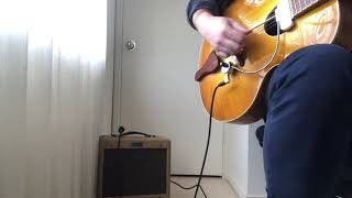 Video thumbnail for Roderick Octigan Archtop, Stimer ST51 Pickup and Vintage Fender Amp by cameronjonesmusic