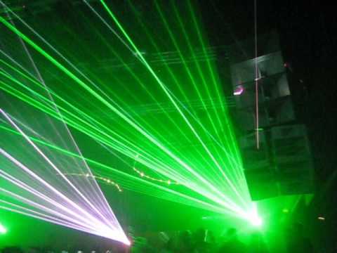 Lasershow & techno beats by Carl Cox, Space - Ibiza