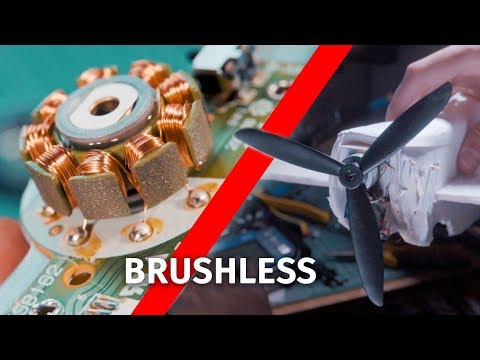 Brushless motor from old CD drive to power RC airplane