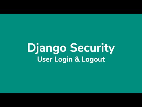 User Login & Logout In Django