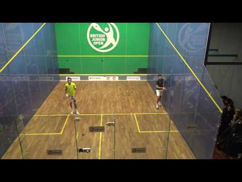 SQUASH BJSO 2017 BU17 FINAL MARWAN TAREK VS OMAR EL TORKEY 2 SET
