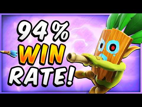 94% WIN RATE! BROKEN LOG BAIT DECK — Clash Royale