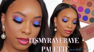 YAY OR NAY?! |BH COSMETICS X  ITSMYRAYERAYE 15 COLOR SHADOW PALETTE REVIEW &amp; MAKEUP TUTORIAL