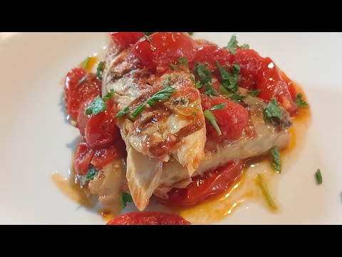 sgombro alla "pizzaiola" 4k (videoricetta n. 1266)