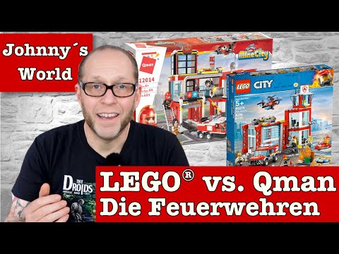 Конструктор Qman «Пожарно-спасательное бюро» 12014 Mine City Fire / 693 детали