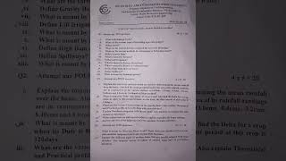 Water Resources engineering Exam| 6th semester civil engineering| #dseu #civilengineeering