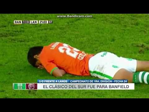 Banfield vs Lanús (1-0) Primera División 2016/2017 Fecha 24