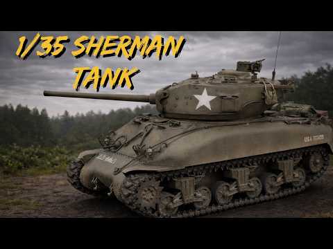 WWII Sherman M4A1 76W | Build, Paint & Weathering | 1/35