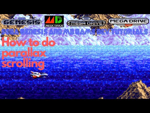 How to do Parallax Scrolling on the Sega Genesis & Mega Drive - Beginners Dev Tutorials