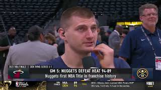 Nikola Jokic want to get home so bad to see his horse race on Sunday