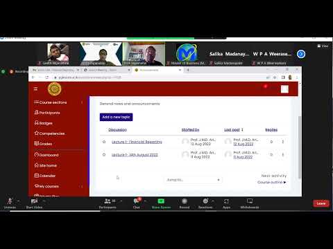 Financial Reporting  2022 08 14