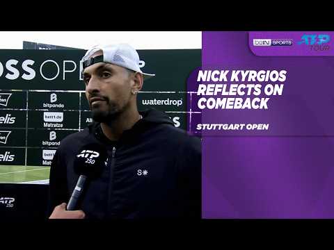 Emotional Kyrgios reflects on Tour return