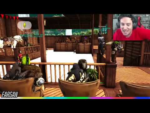 Nia y Fargan se pelean por un unicornio para Vegetta 🤣   ARKADIA 2