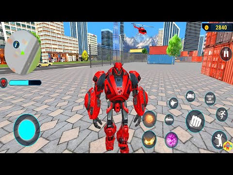 Optimus Prime Red Jet Robot Transformation #24 - Robot Araba Oyunları 2020 - Android Gameplay FHD
