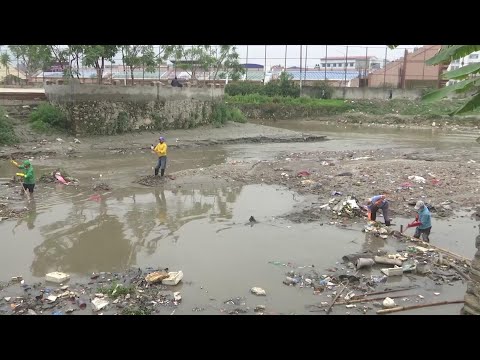 Nepal's holy river choked with sewage, trash