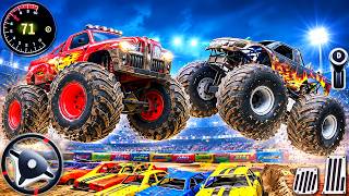Monster Truck Arena Simulator 3D - Extreme Car Mega Ramp Impossible Racing - PC GamePlay #3