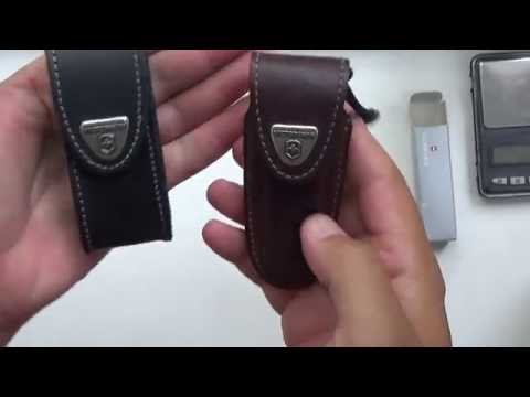 Dėklas Victorinox Juodas Leather video