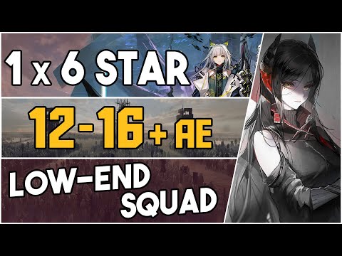 12-16 + Adverse Environment | Low End Squad |【Arknights】