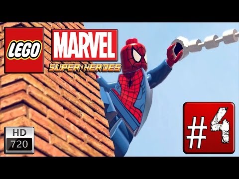 LEGO MARVEL Super Heroes Walkthrough Part 4 Let's Play Gameplay Playthrough Xbox 360 PS3 PC [HD]