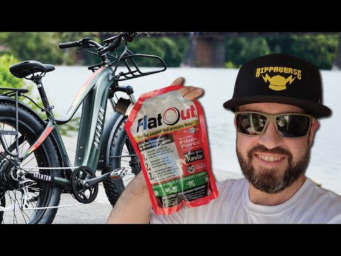 How to put Flat Out into an eBike tire